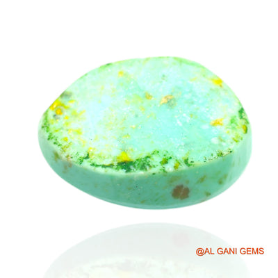 16.00 Cts Natural Arizona Turquoise Loose Gemstone Oval Cabochon 20x11x7 mm T-425
