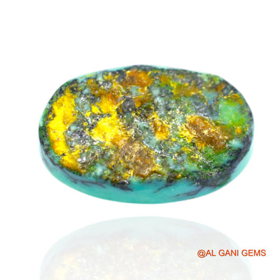 16.00 Cts Natural Arizona Turquoise Oval Cabochon Loose Gemstone For Jewelry 20x13x6 mm T-426