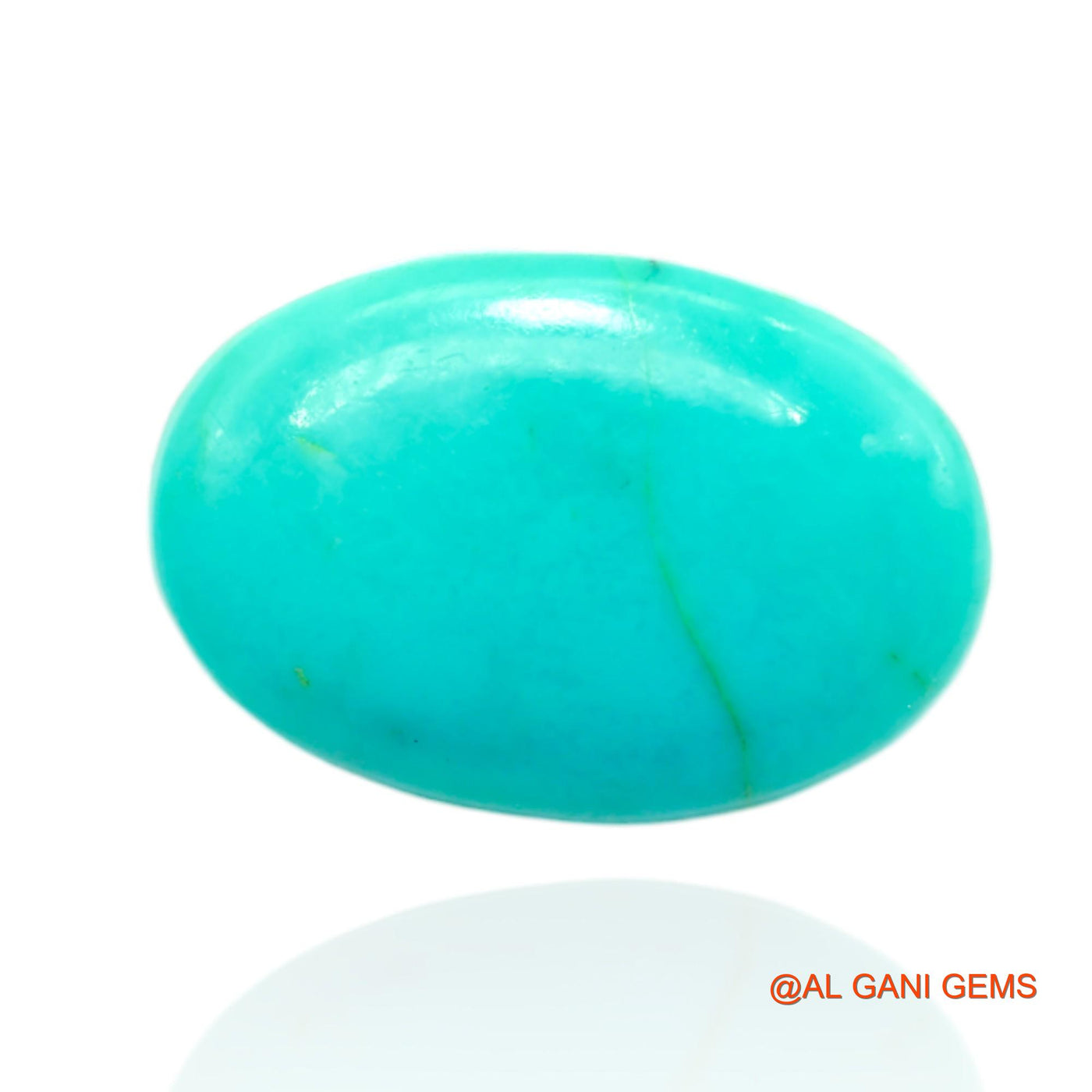 15.00 Cts Natural Arizona Turquoise Loose Gemstone Oval Cabochon 19x13x6 mm T-427