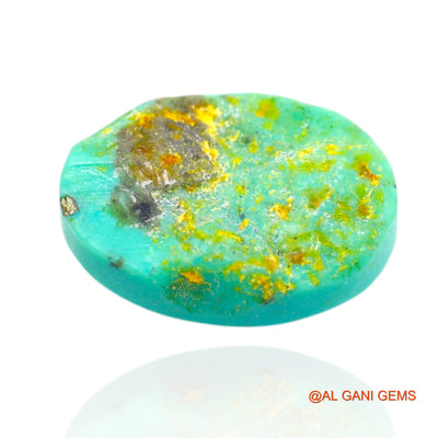 15.00 Cts Natural Arizona Turquoise Loose Gemstone Oval Cabochon 19x13x6 mm T-427