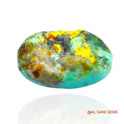 15.00 Cts Natural Arizona Turquoise Oval Cabochon Loose Gemstone For Jewelry 20x12x7 mm T-428