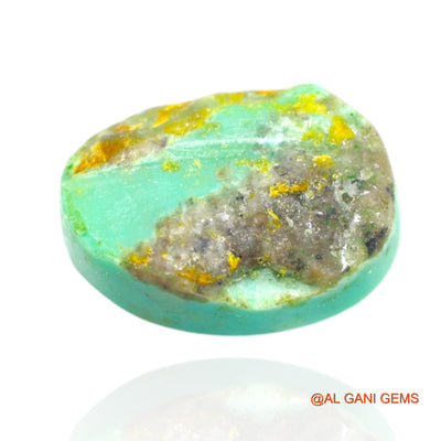 Natural Untreated Turquoise Loose Gemstone Oval Cabochon From Arizona 17.00 Cts 19x11x7 mm T-429