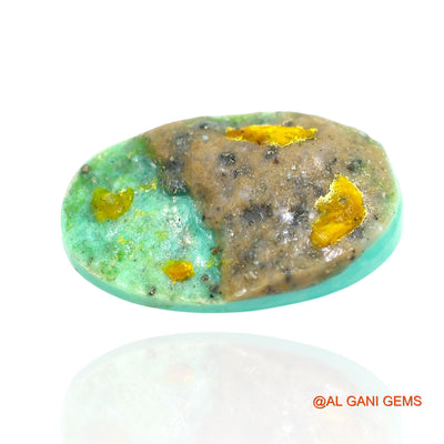 13.00 Cts Natural Arizona Turquoise Loose Gemstone Oval Cabochon 22x13x6 mm T-42