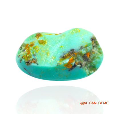 16.00 Cts Natural Arizona Turquoise Loose Gemstone Oval Cabochon 21x12x7 mm T-430