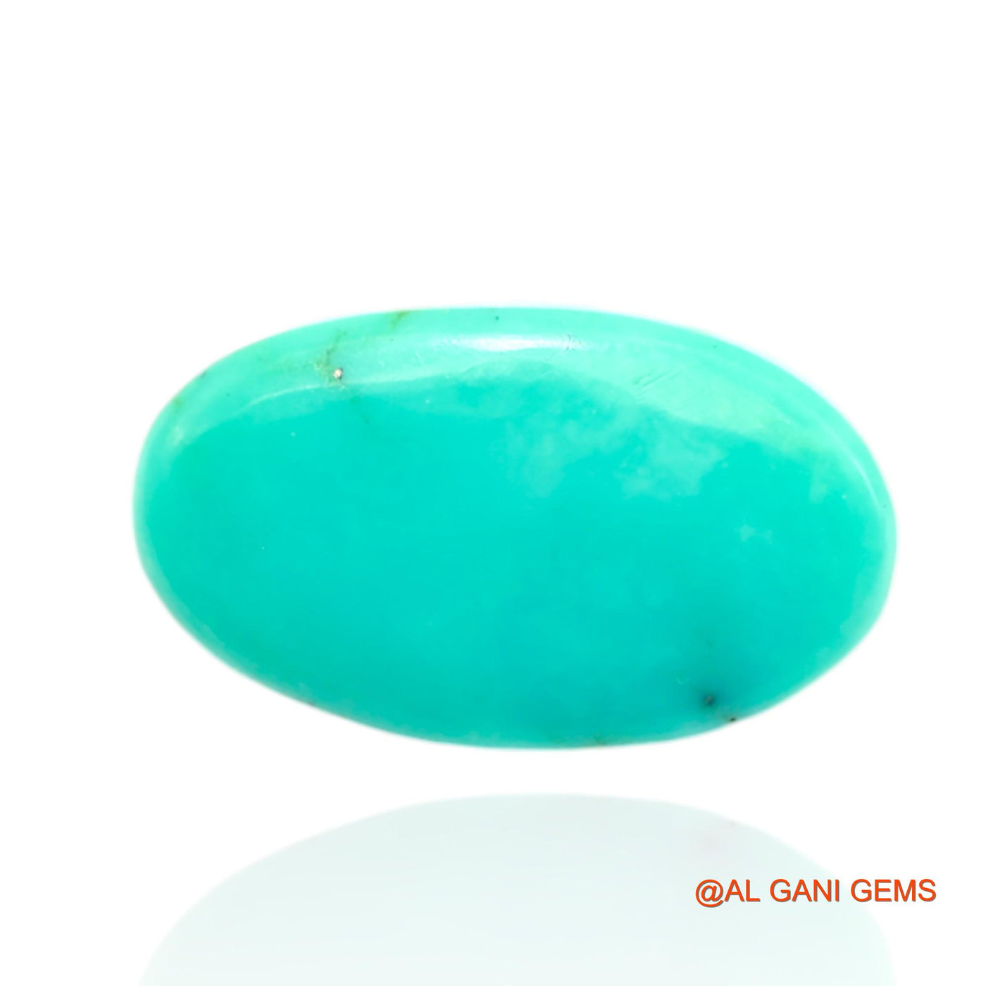 17.00 Cts Unheated Arizona Turquoise Loose Gemstone Oval Cabochon Natural 20x11x8 mm T-432