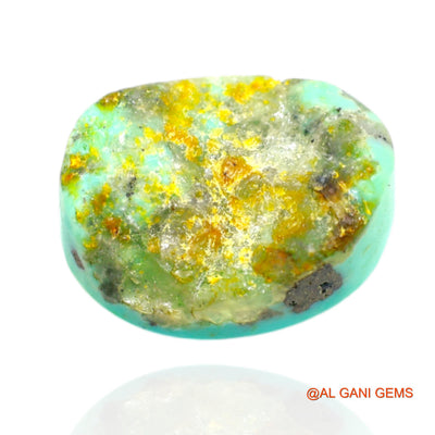 19.00 Cts Natural Arizona Turquoise Loose Gemstone Oval Cabochon 19x14x9 mm T-433