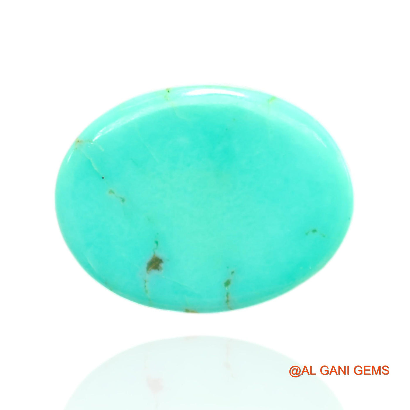 12.00 Cts Natural Arizona Turquoise Oval Cabochon Loose Gemstone For Jewelry 18x14x5 mm T-436