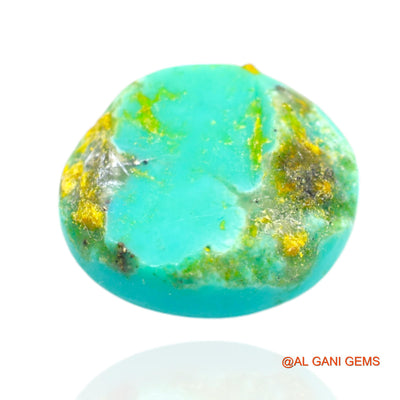 16.00 Cts Natural Arizona Turquoise Loose Gemstone Oval Cabochon 18x15x6 mm T-440