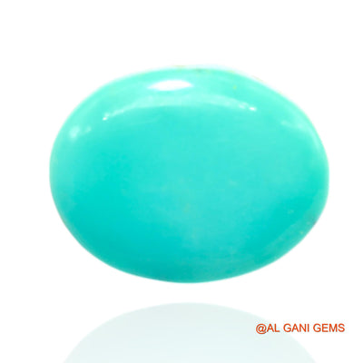 14.00 Cts Unheated Arizona Turquoise Loose Gemstone Oval Cabochon Natural 18x14x6 mm T-441