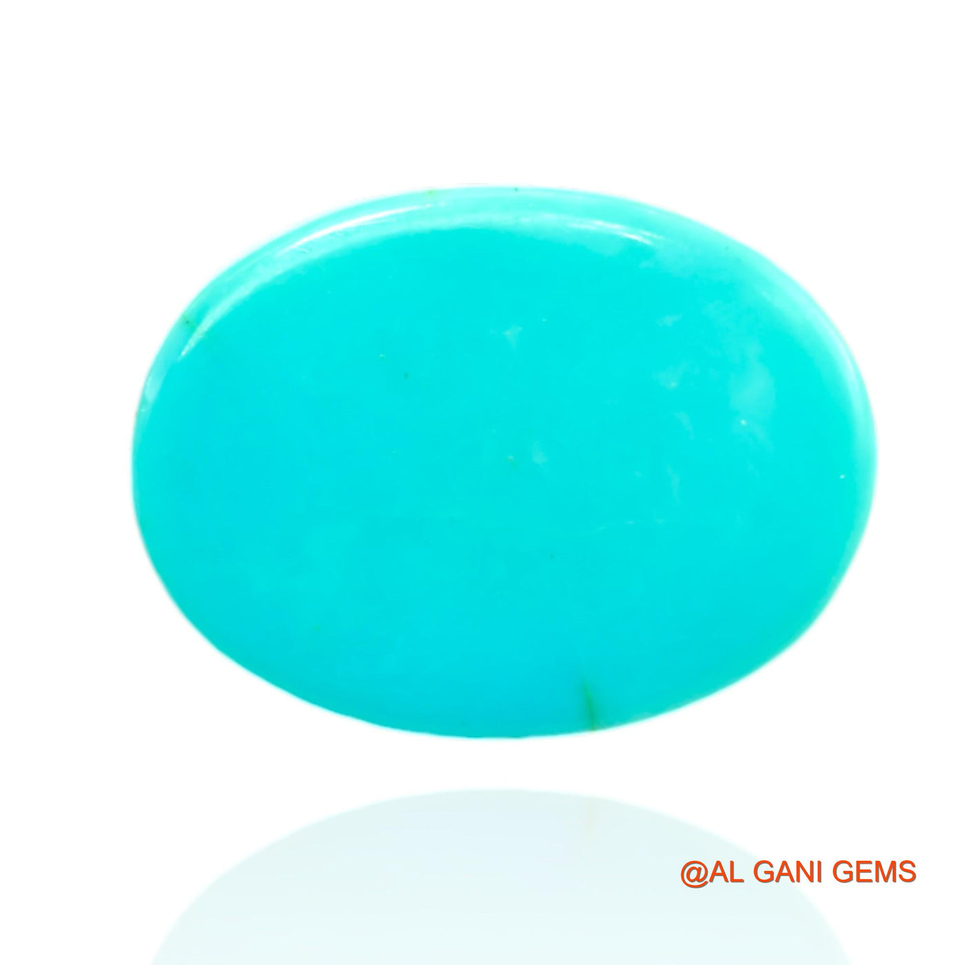 Natural Untreated Turquoise Loose Gemstone Oval Cabochon From Arizona 11.00 Cts 18x13x5 mm T-443