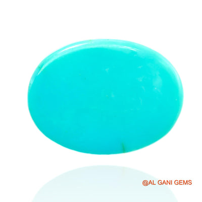 Natural Untreated Turquoise Loose Gemstone Oval Cabochon From Arizona 11.00 Cts 18x13x5 mm T-443