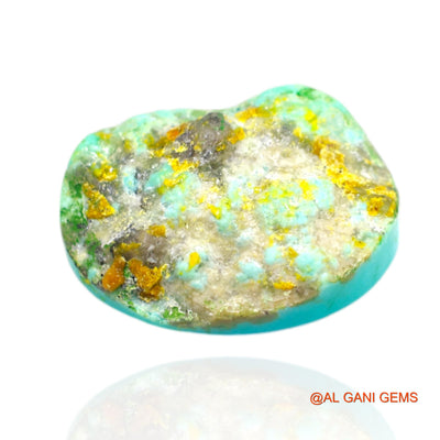 Natural Untreated Turquoise Loose Gemstone Oval Cabochon From Arizona 11.00 Cts 18x13x5 mm T-443