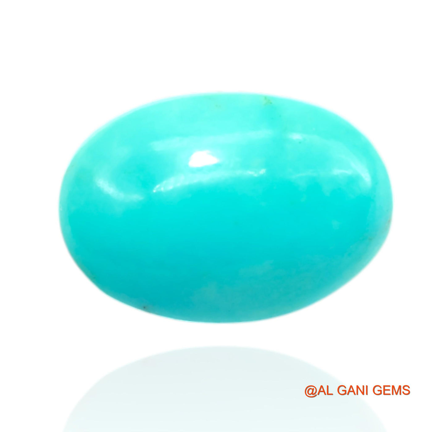 13.00 Cts Natural Arizona Turquoise Loose Gemstone Oval Cabochon 17x12x9 mm T-447