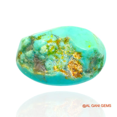 13.00 Cts Natural Arizona Turquoise Loose Gemstone Oval Cabochon 17x12x9 mm T-447