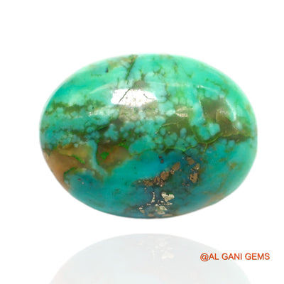 12.00 Cts Natural Arizona Turquoise Loose Gemstone Oval Cabochon 19x15x6 mm T-456