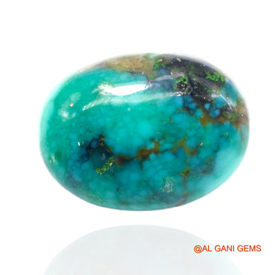 15.00 Cts Natural Arizona Turquoise Loose Gemstone Oval Cabochon 19x14x6 mm T-457