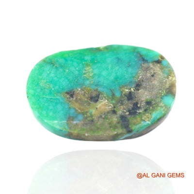 15.00 Cts Natural Arizona Turquoise Loose Gemstone Oval Cabochon 19x14x6 mm T-457