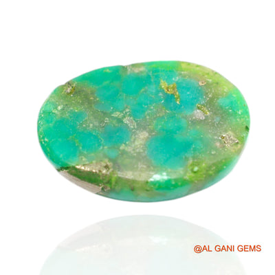 Natural Untreated Turquoise Loose Gemstone Oval Cabochon From Arizona 15.00 Cts 20x15x6 mm T-459