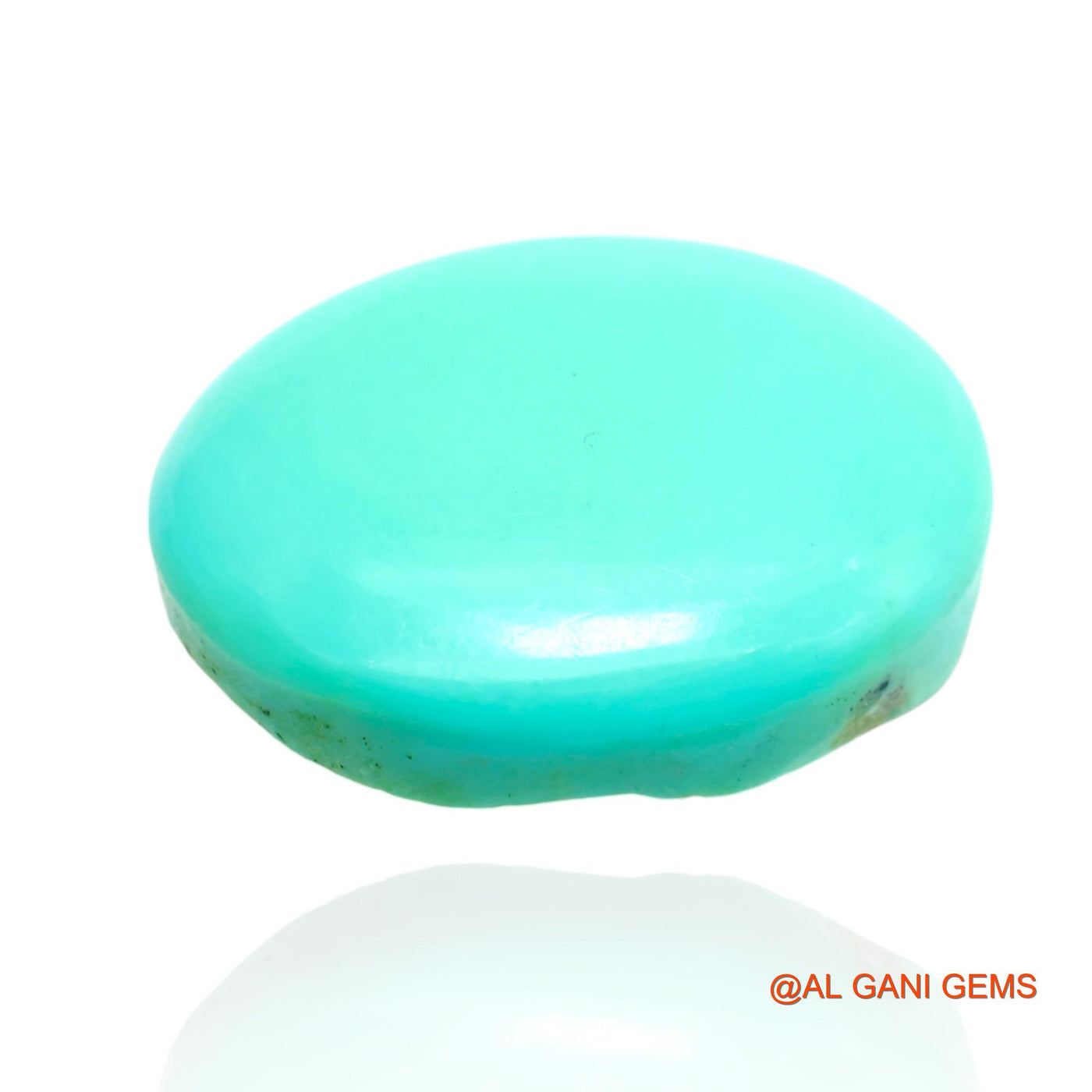 15.00 Cts Natural Arizona Turquoise Loose Gemstone Oval Cabochon 19x15x7 mm T-45