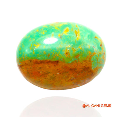 Natural Untreated Turquoise Loose Gemstone Oval Cabochon From Arizona 14.00 Cts 20x15x6 mm T-461