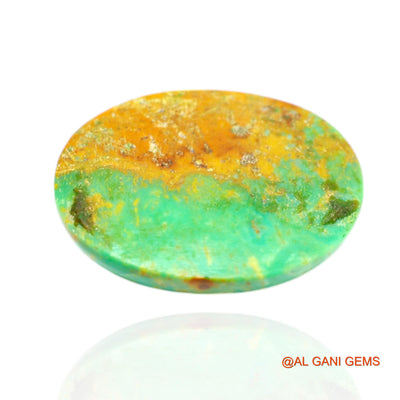 Natural Untreated Turquoise Loose Gemstone Oval Cabochon From Arizona 14.00 Cts 20x15x6 mm T-461