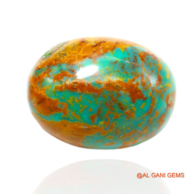 16.00 Cts Natural Arizona Turquoise Loose Gemstone Oval Cabochon 19x15x7 mm T-462