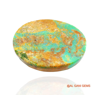 16.00 Cts Natural Arizona Turquoise Loose Gemstone Oval Cabochon 19x15x7 mm T-462
