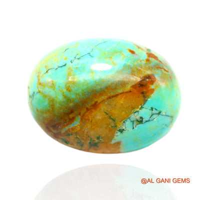12.00 Cts Natural Arizona Turquoise Loose Gemstone Oval Cabochon 20x15x7 mm T-464