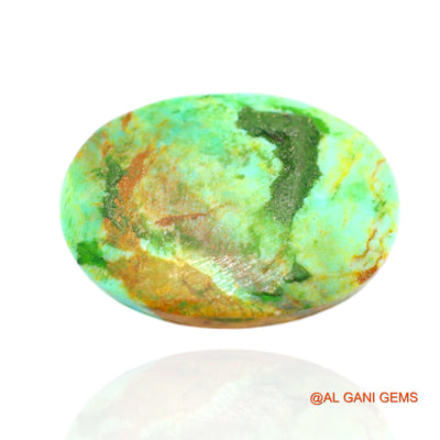 12.00 Cts Natural Arizona Turquoise Loose Gemstone Oval Cabochon 20x15x7 mm T-464