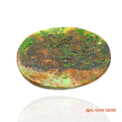 Natural Untreated Turquoise Loose Gemstone Oval Cabochon From Arizona 10.00 Cts 20x15x5 mm T-466
