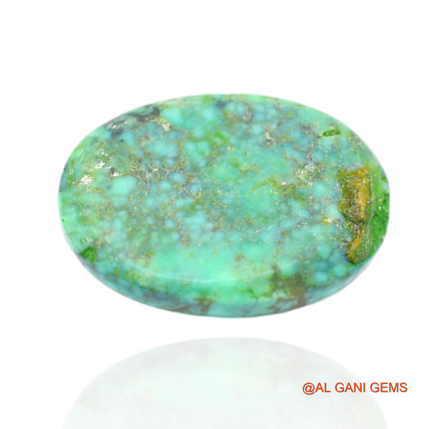 15.00 Cts Natural Arizona Turquoise Loose Gemstone Oval Cabochon 19x10x7 mm T-467