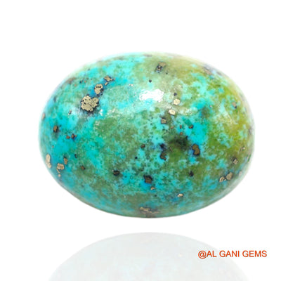 15.00 Cts Natural Arizona Turquoise Oval Cabochon Loose Gemstone For Jewelry 19x15x7 mm T-470