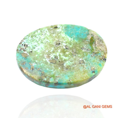 15.00 Cts Natural Arizona Turquoise Oval Cabochon Loose Gemstone For Jewelry 19x15x7 mm T-470