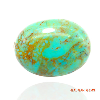 12.00 Cts Natural Arizona Turquoise Loose Gemstone Oval Cabochon 20x15x5 mm T-472
