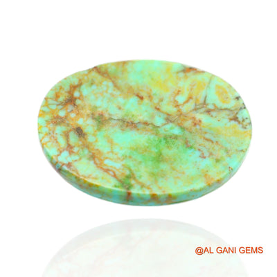 12.00 Cts Natural Arizona Turquoise Loose Gemstone Oval Cabochon 20x15x5 mm T-472