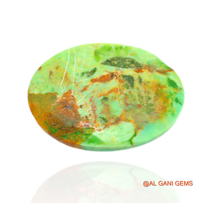 Natural Untreated Turquoise Loose Gemstone Oval Cabochon From Arizona 9.00 Cts 19x15x5 mm T-478