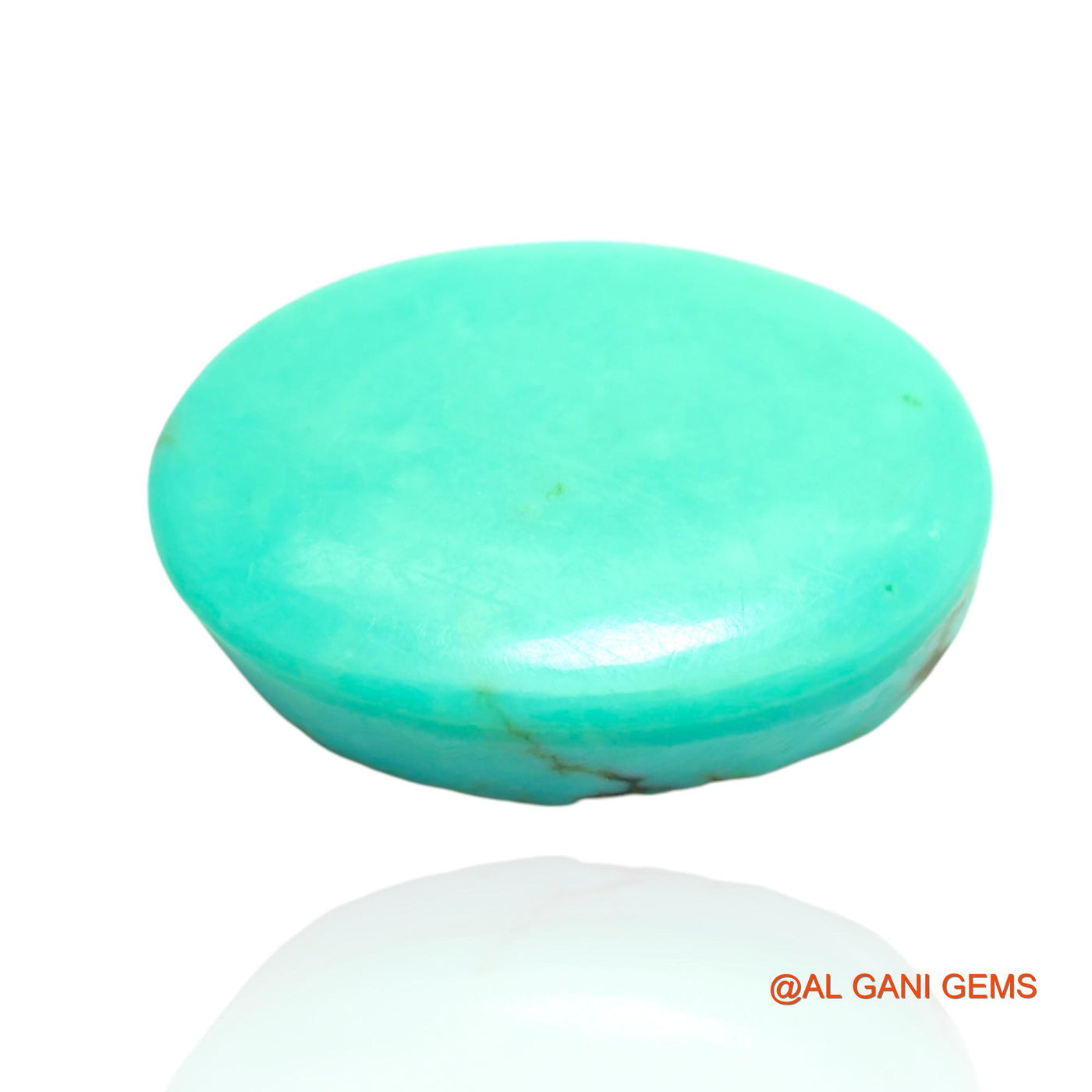 14.00 Cts Natural Arizona Turquoise Loose Gemstone Oval Cabochon 20x14x5 mm T-47