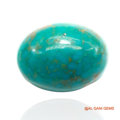 Natural Untreated Turquoise Loose Gemstone Oval Cabochon From Arizona 18.00 Cts 19x15x8 mm T-483