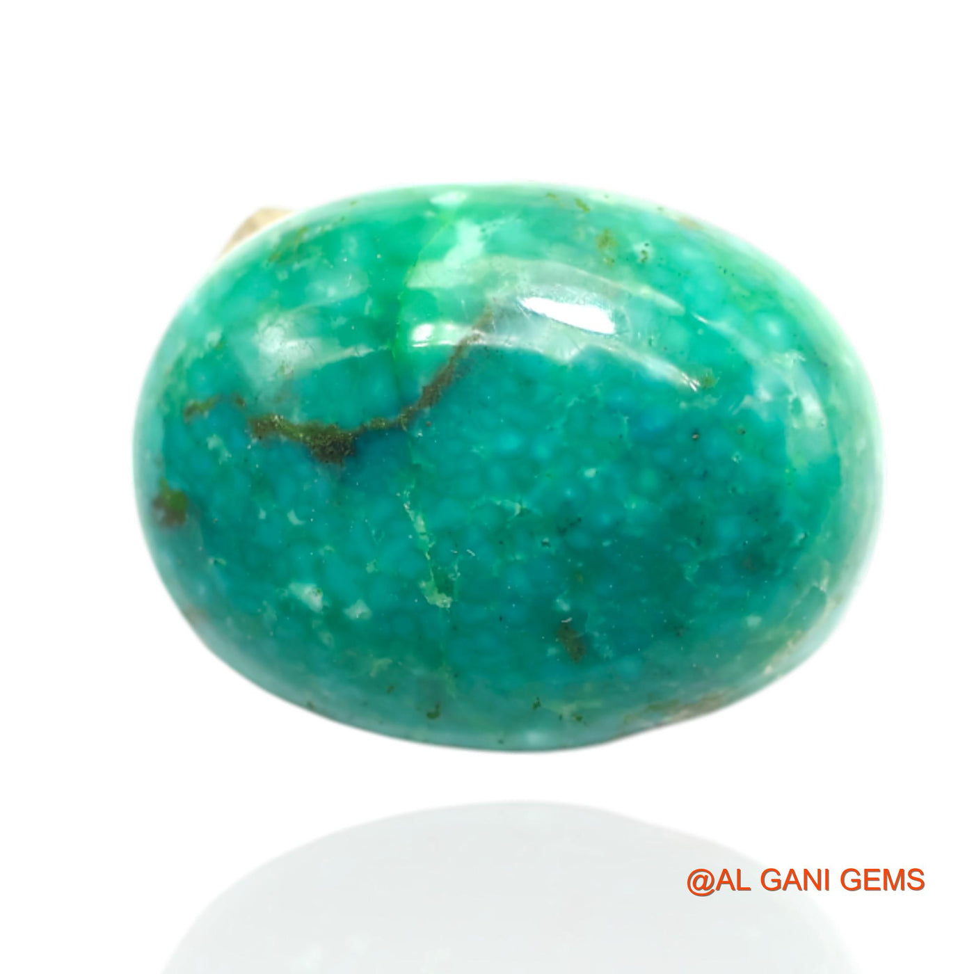 Natural Turquoise Gemstone 15.00 Cts Loose Oval Cabochon From Arizona 19x15x6 mm T-485