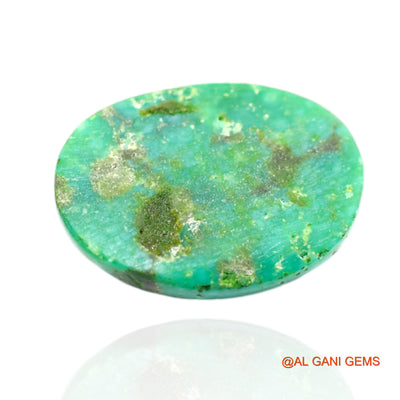 Natural Turquoise Gemstone 15.00 Cts Loose Oval Cabochon From Arizona 19x15x6 mm T-485