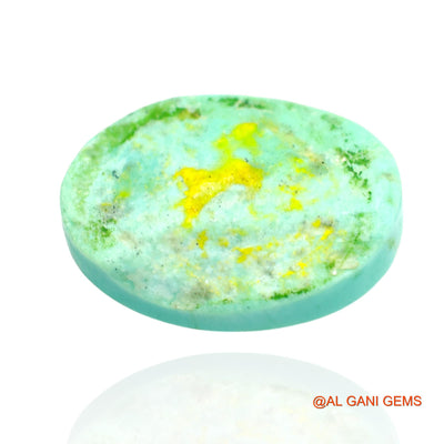 17.00 Cts Natural Arizona Turquoise Loose Gemstone Oval Cabochon 20x14x8 mm T-48