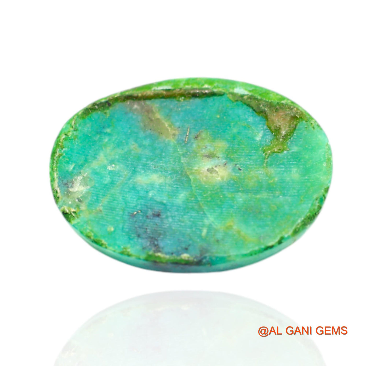 15.00 Cts Natural Arizona Turquoise Oval Cabochon Loose Gemstone For Jewelry 20x14x6 mm T-490