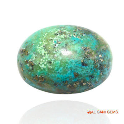 16.00 Cts Natural Arizona Turquoise Loose Gemstone Oval Cabochon 19x14x7 mm T-492