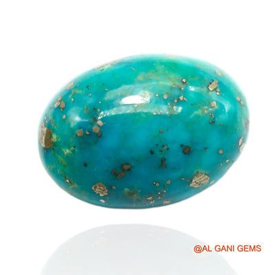 11.00 Cts Natural Arizona Turquoise Loose Gemstone Oval Cabochon 17x12x6 mm T-498
