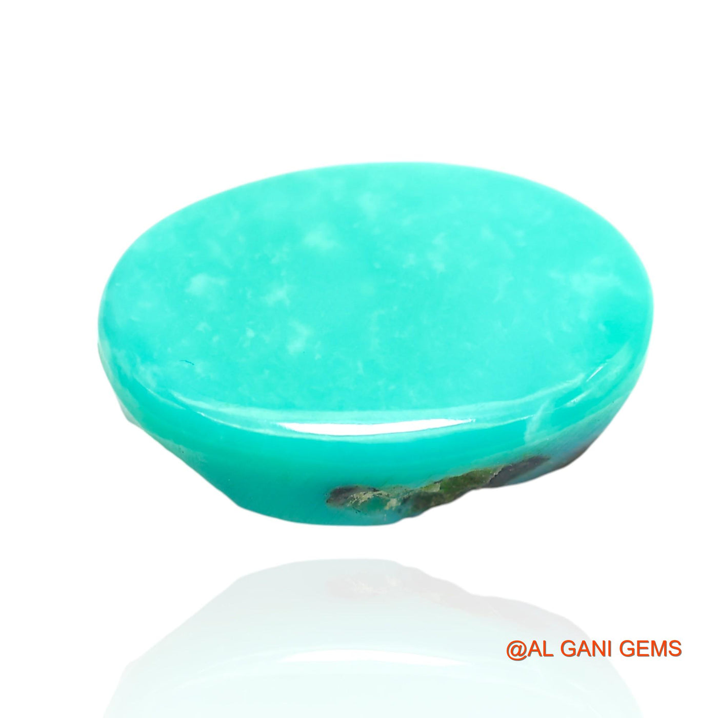 15.00 Cts Natural Arizona Turquoise Loose Gemstone Oval Cabochon 19x13x7 mm T-49