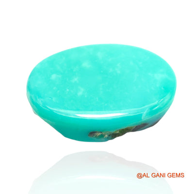 15.00 Cts Natural Arizona Turquoise Loose Gemstone Oval Cabochon 19x13x7 mm T-49