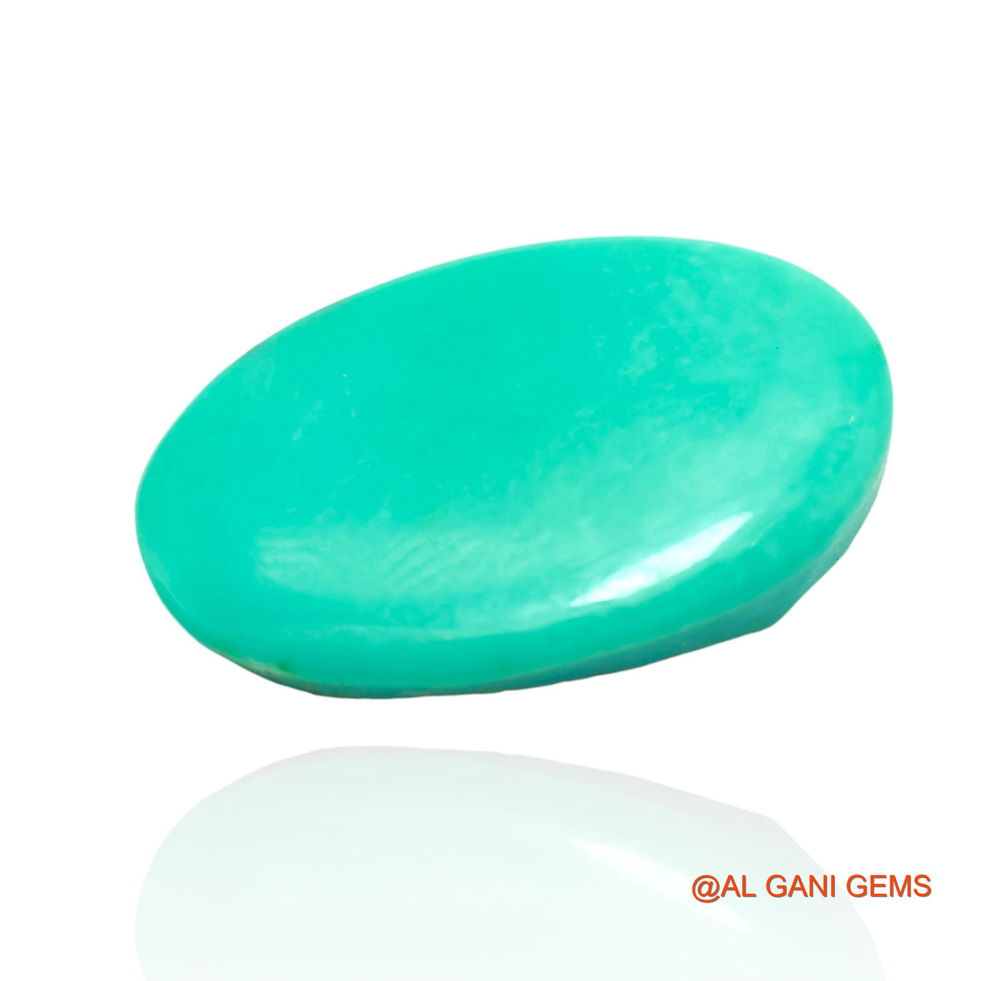 19.00 Cts Natural Arizona Turquoise Loose Gemstone Oval Cabochon 26x16x6 mm T-4