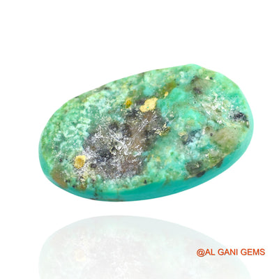 19.00 Cts Natural Arizona Turquoise Loose Gemstone Oval Cabochon 26x16x6 mm T-4