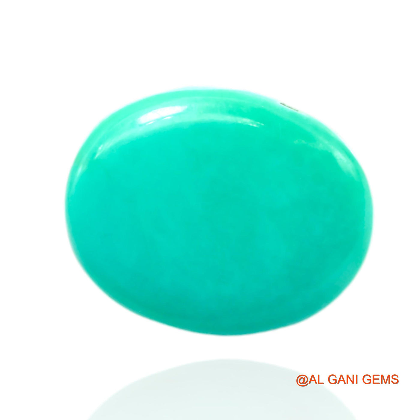 14.00 Cts Unheated Arizona Turquoise Loose Gemstone Oval Cabochon Natural 18x14x7 mm T-505