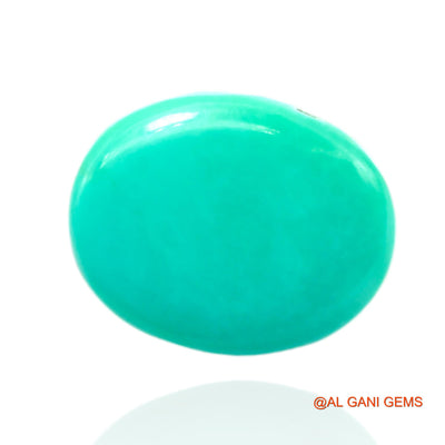 14.00 Cts Unheated Arizona Turquoise Loose Gemstone Oval Cabochon Natural 18x14x7 mm T-505